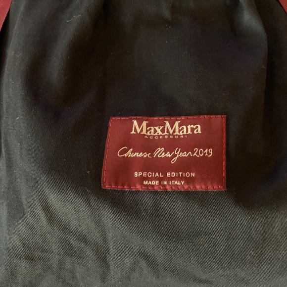 MaxMara Leather and Fur Reversible Bag, Special Edition, Red - Picture 5 of 16